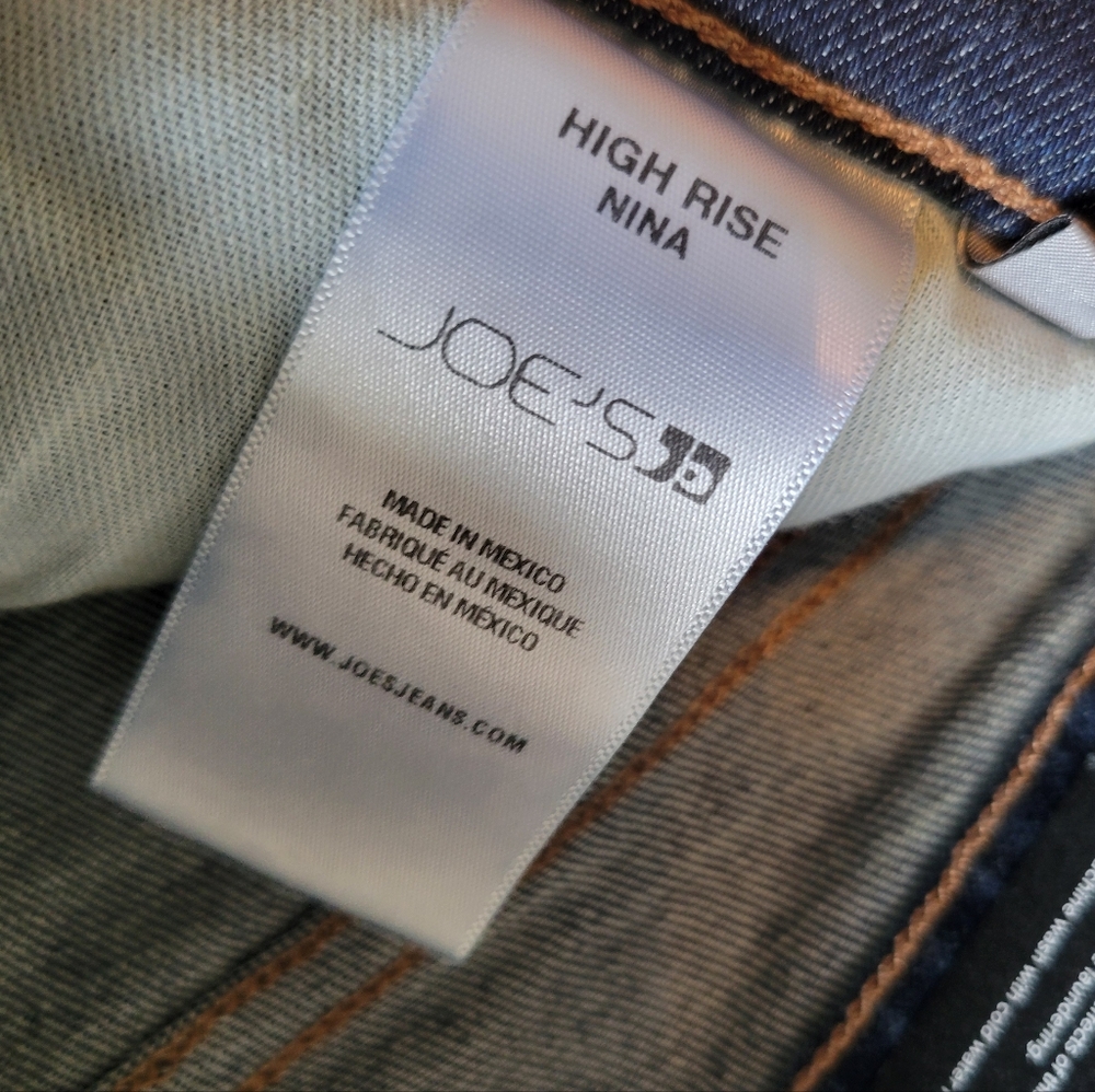 Joe's Jeans New Nina High Rise Skinny Ankle Jeans Size 25 - Picture 11 of 13